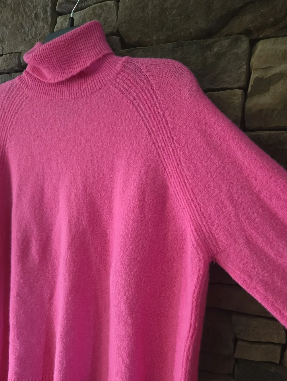 J. Crew Pink Turtleneck Sweater